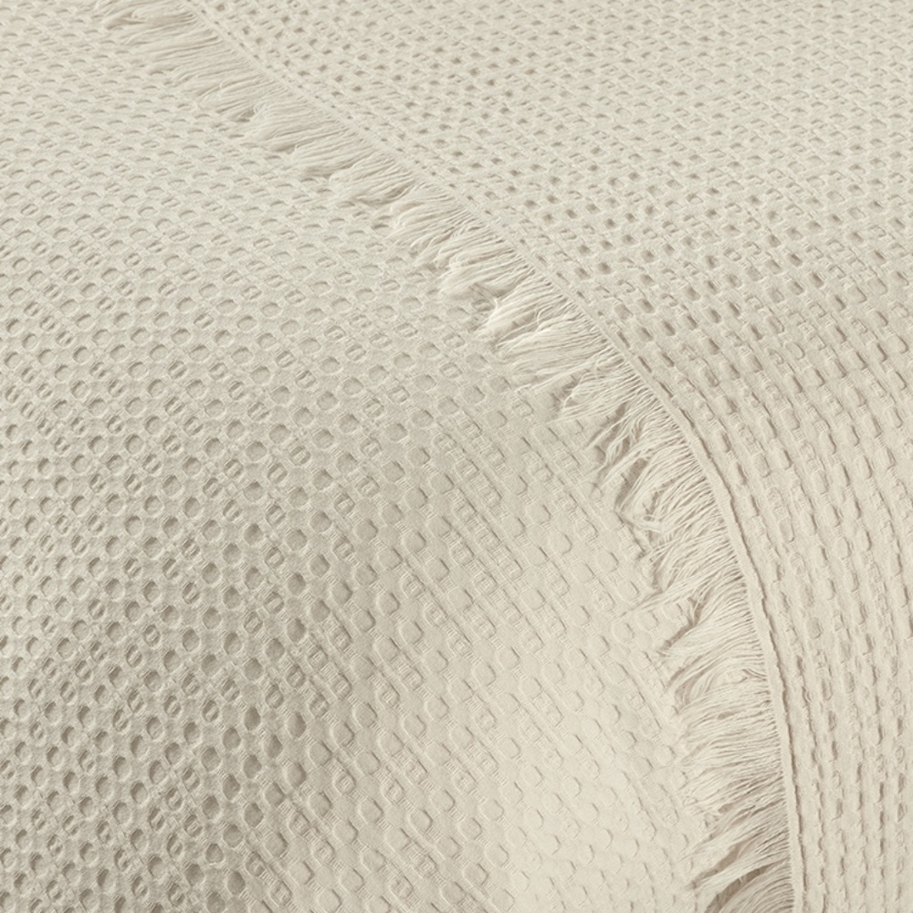 Suvi NYC Waffle Throw Blanket, Organic Turkish Cotton, Lightweight Super Soft - Picture 10 of 12